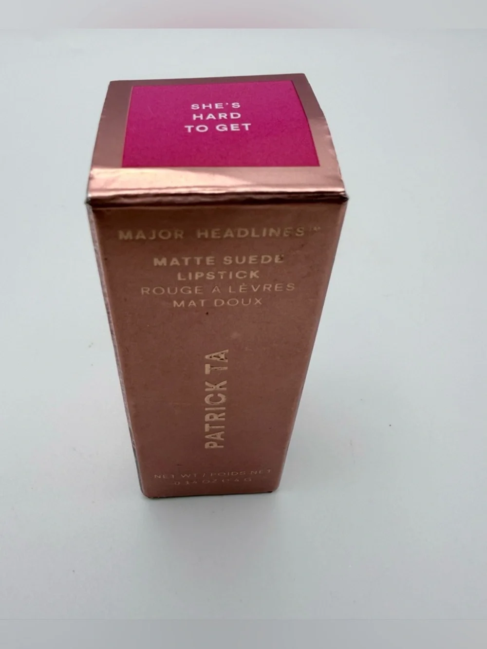 PATRICK TA Major Headlines Matte Suede Lipstick in shade: 